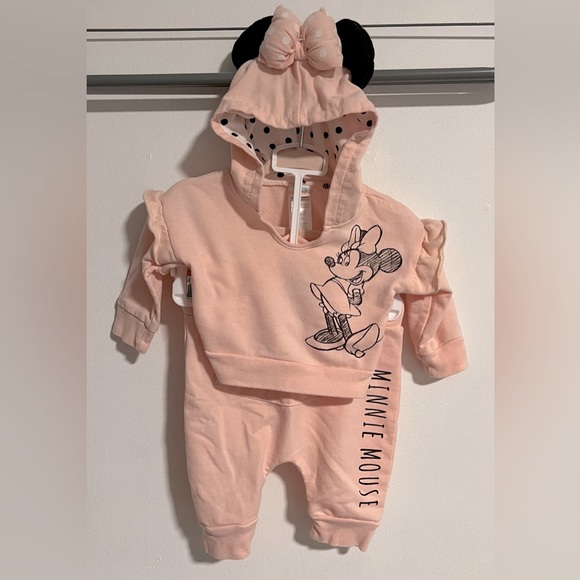 Other - Disney Matching Sets | Minnie Mouse Sweat Set | Color: Pink | Size: 0-3months|